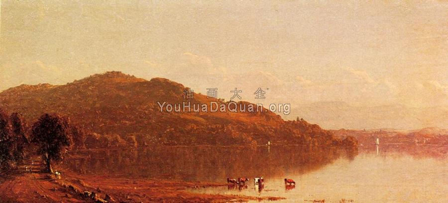 The Catskills from Hudson - 桑弗德·罗宾逊·吉弗德